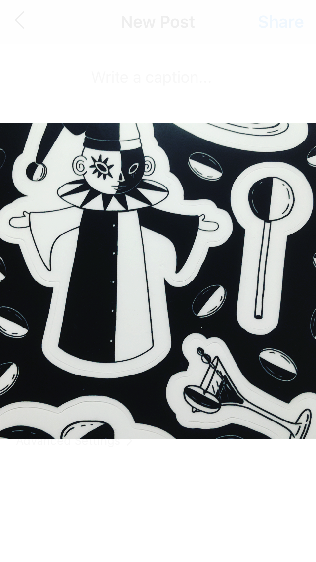  NEW Black And White Cookie Sticker Pack samgrinberg Online Store