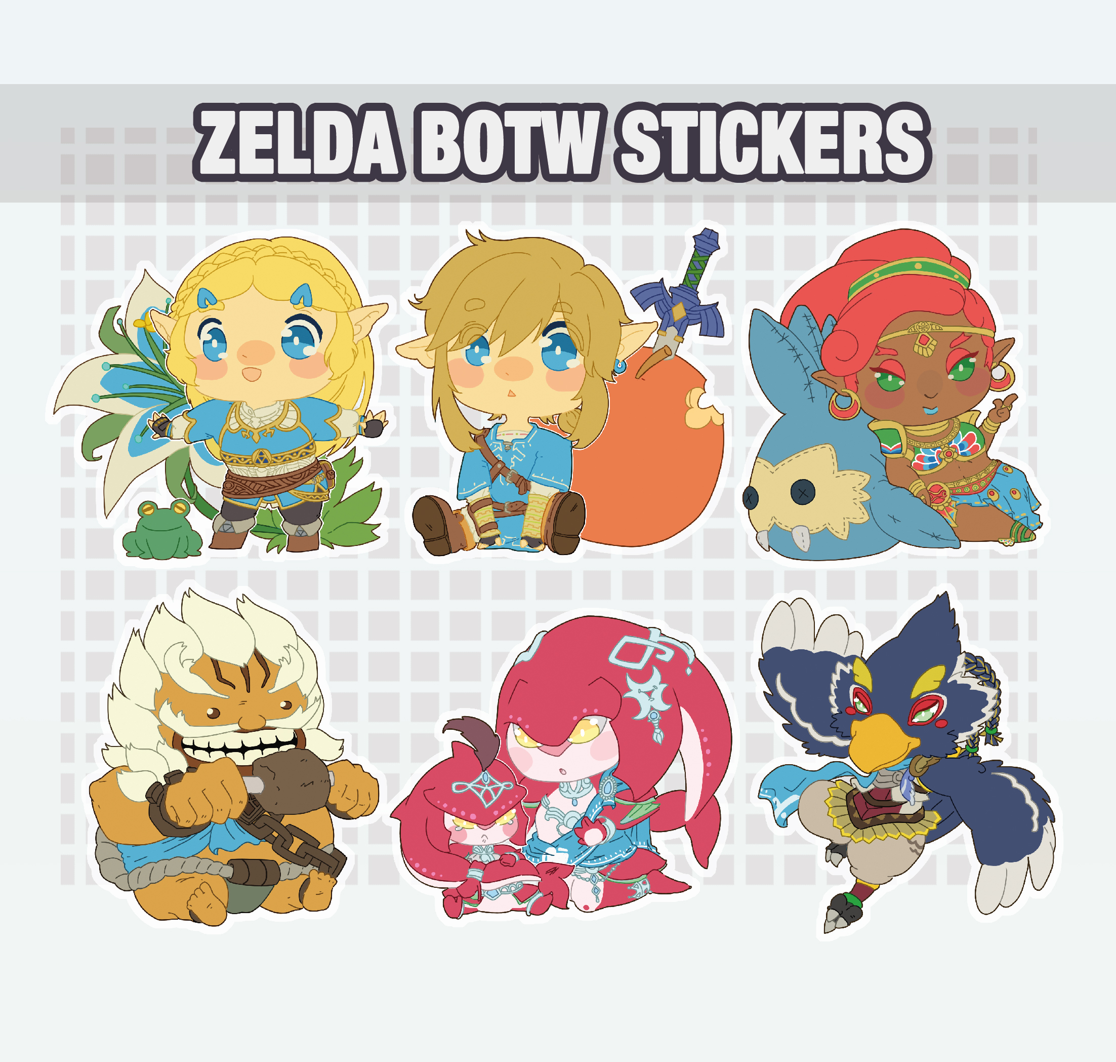 Zelda Botw Stickers Sold By Noix On Storenvy