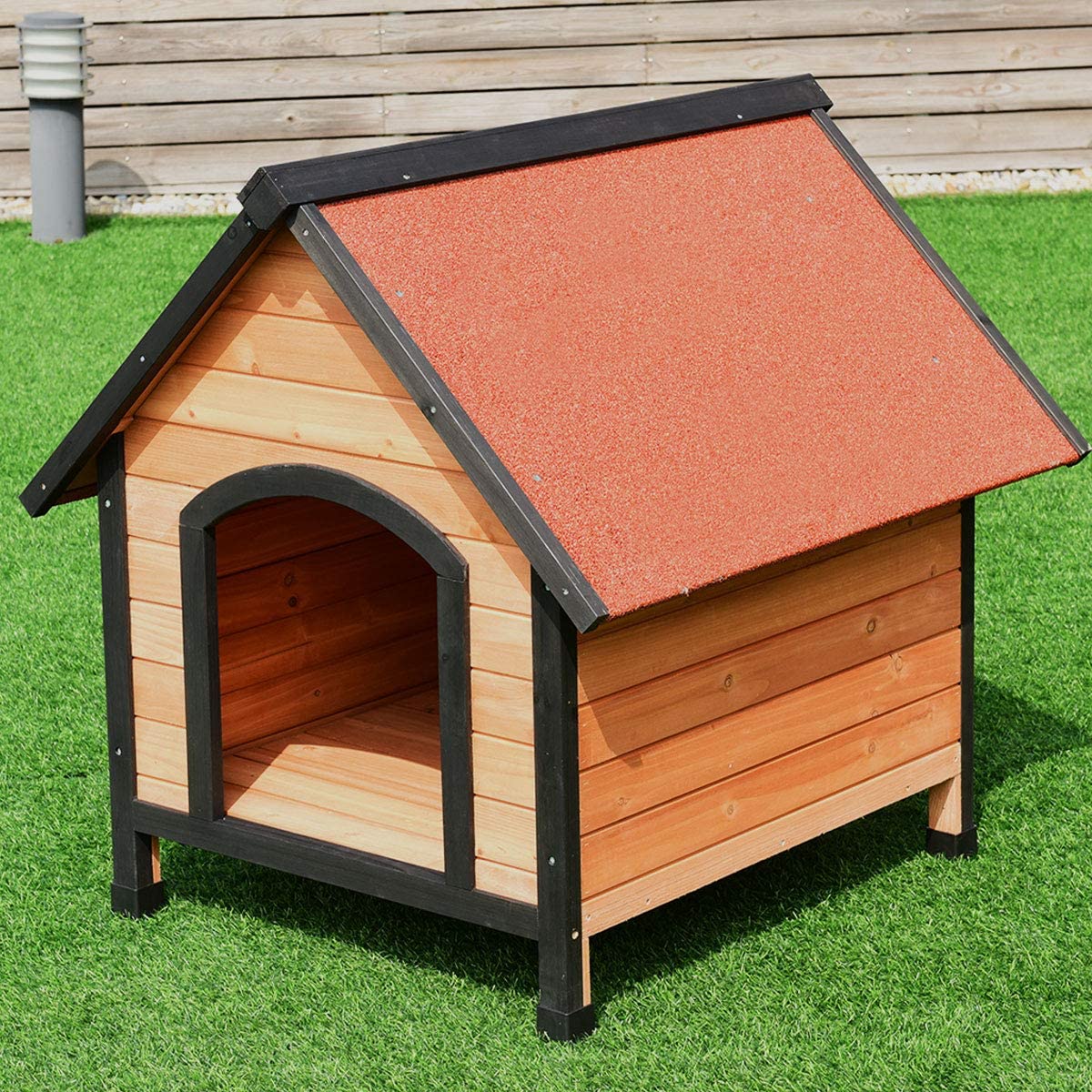 wooden pet house