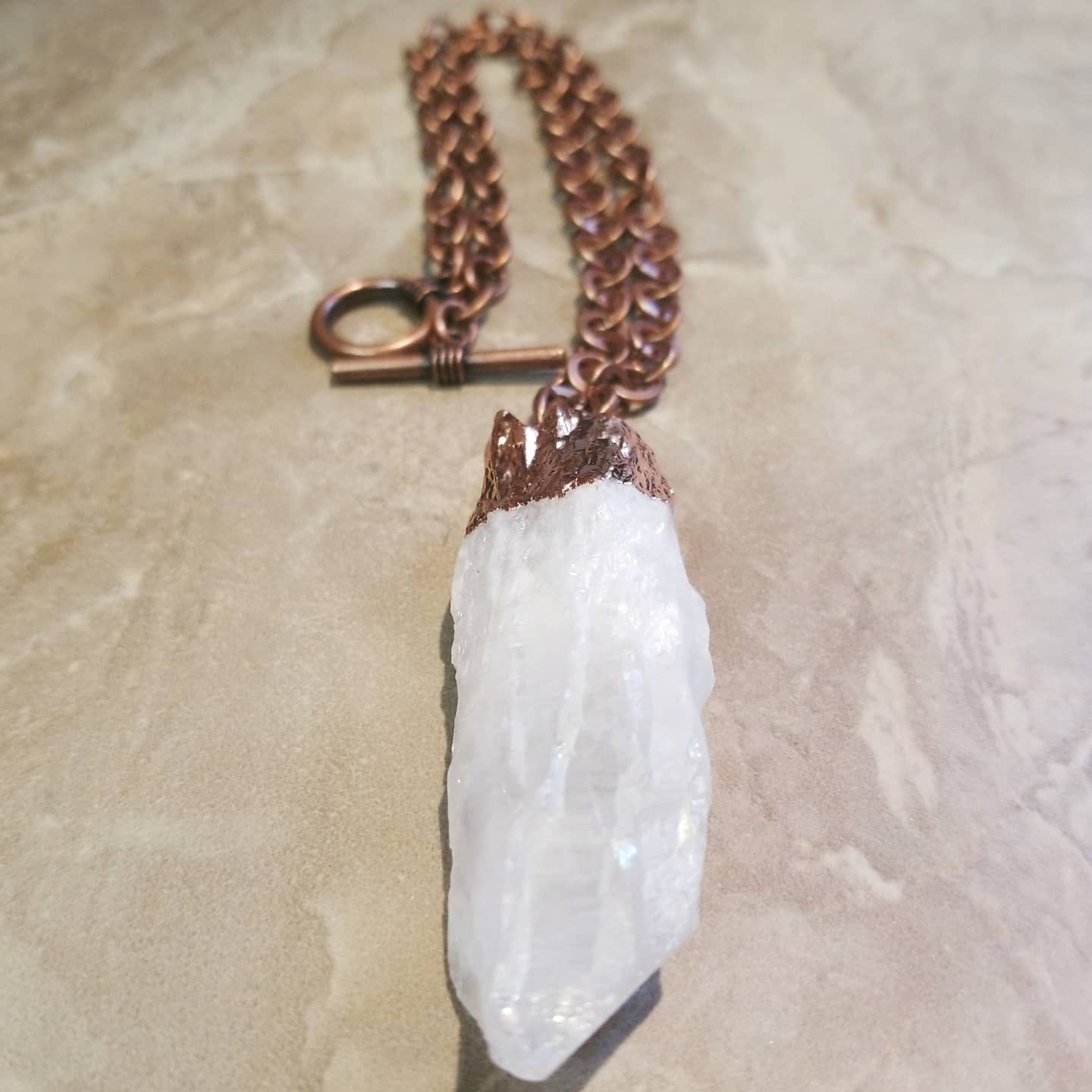 Copper Crystal Necklace · Gemdrops & Glamrocks Jewelry · Online Store