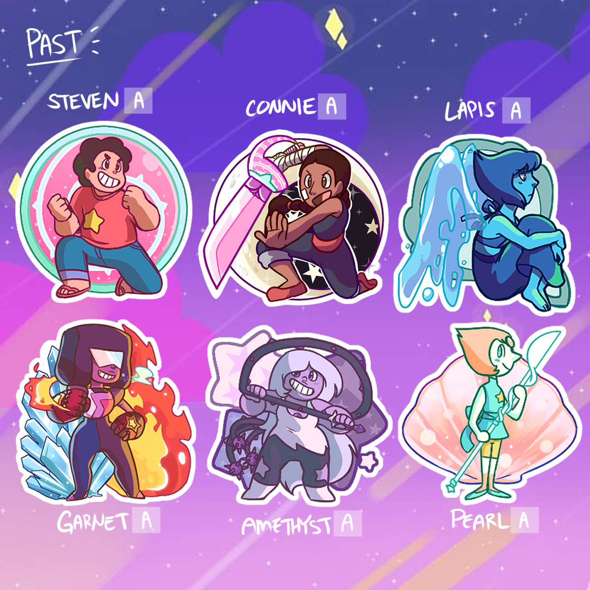 stickers charms steven universe future dynjir online store