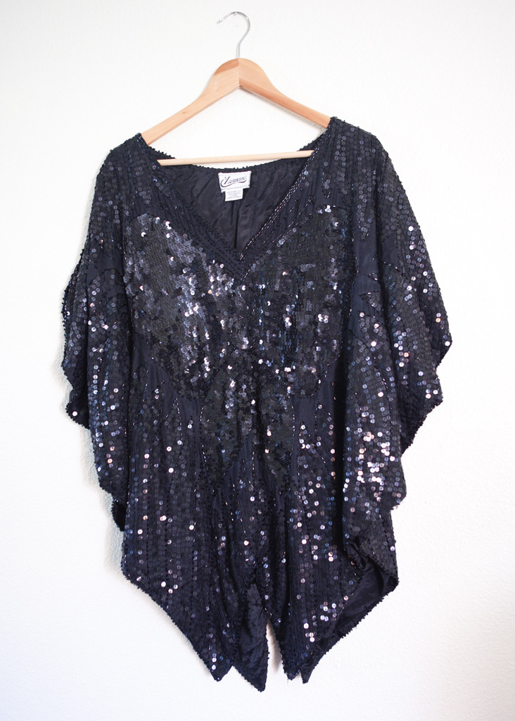 black batwing top plus size